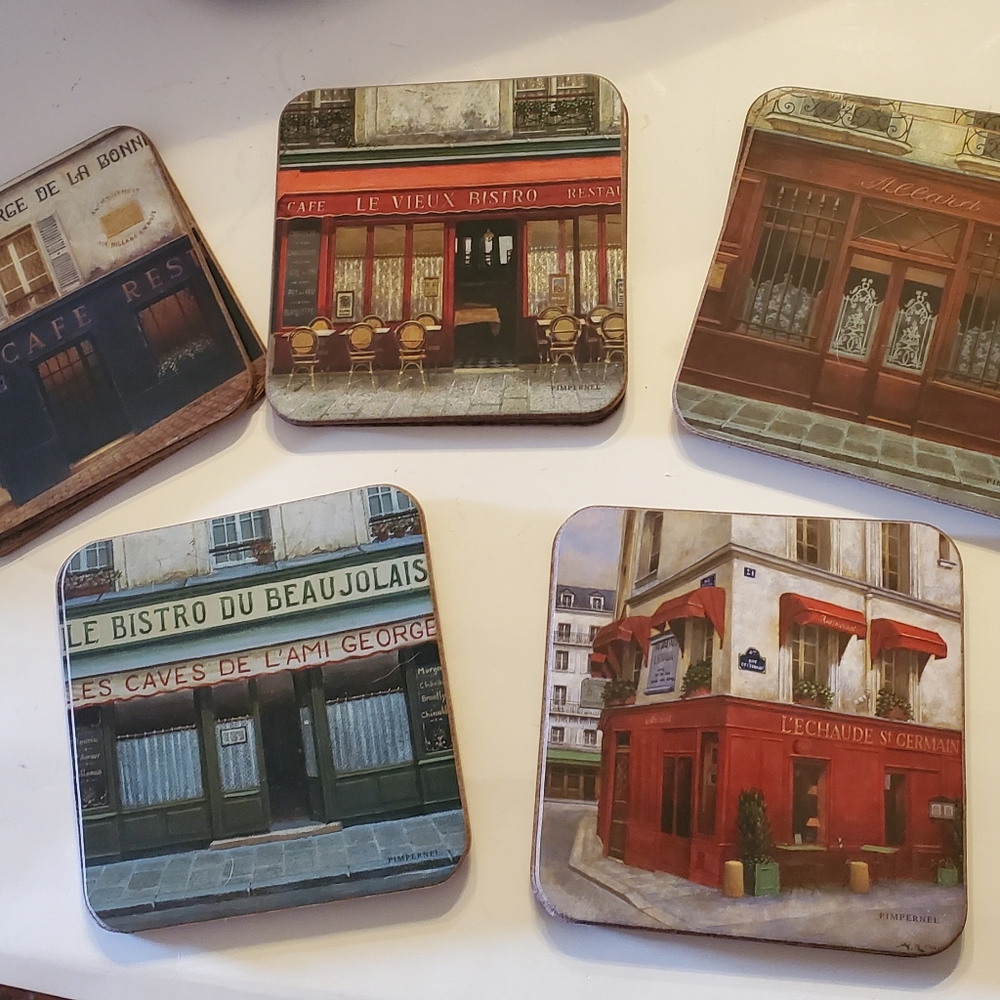 Scenes Of Paris Coasters Set Of 10